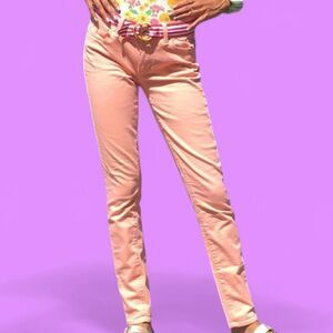 Pink Low rise skinny jeans from Paige Denim
